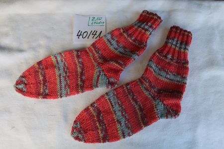 Handgestr.Winterwollsocken 8 Fach  Gr.40/41  (810)