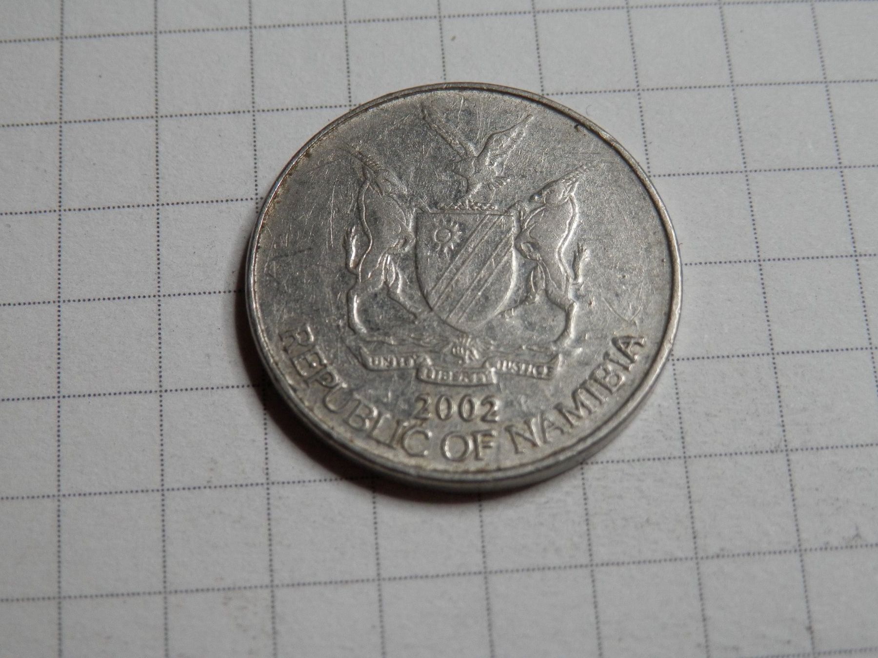 Tutti le monete: Namibia 5 Cent, 2002 – Usato da Weiach venduto da weiach81 1