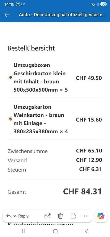 Cartoni: Umzugskartons – Nuovo e nell'imballaggio originale da Küsnacht ZH venduto da Kaplumbag