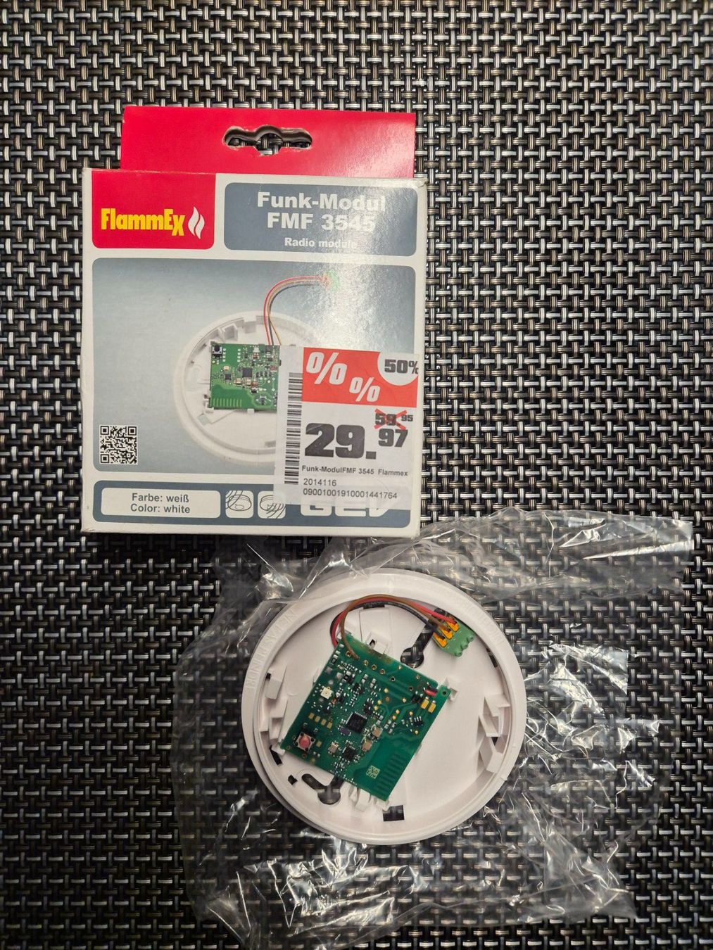 Sistemi d'allarme: FlammEX Funk-Modul FMF 3545 NEU! – Nuovo e nell'imballaggio originale da Abtwil SG venduto da Delfine5