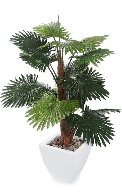Palme Kunstpalme 1,22m mit Übertopf Kaufen auf Ricardo