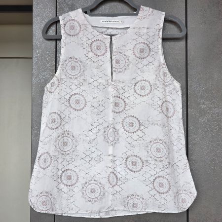 🐸 NILE TOP / BLUSE ÄRMELLOS S VISKOSE