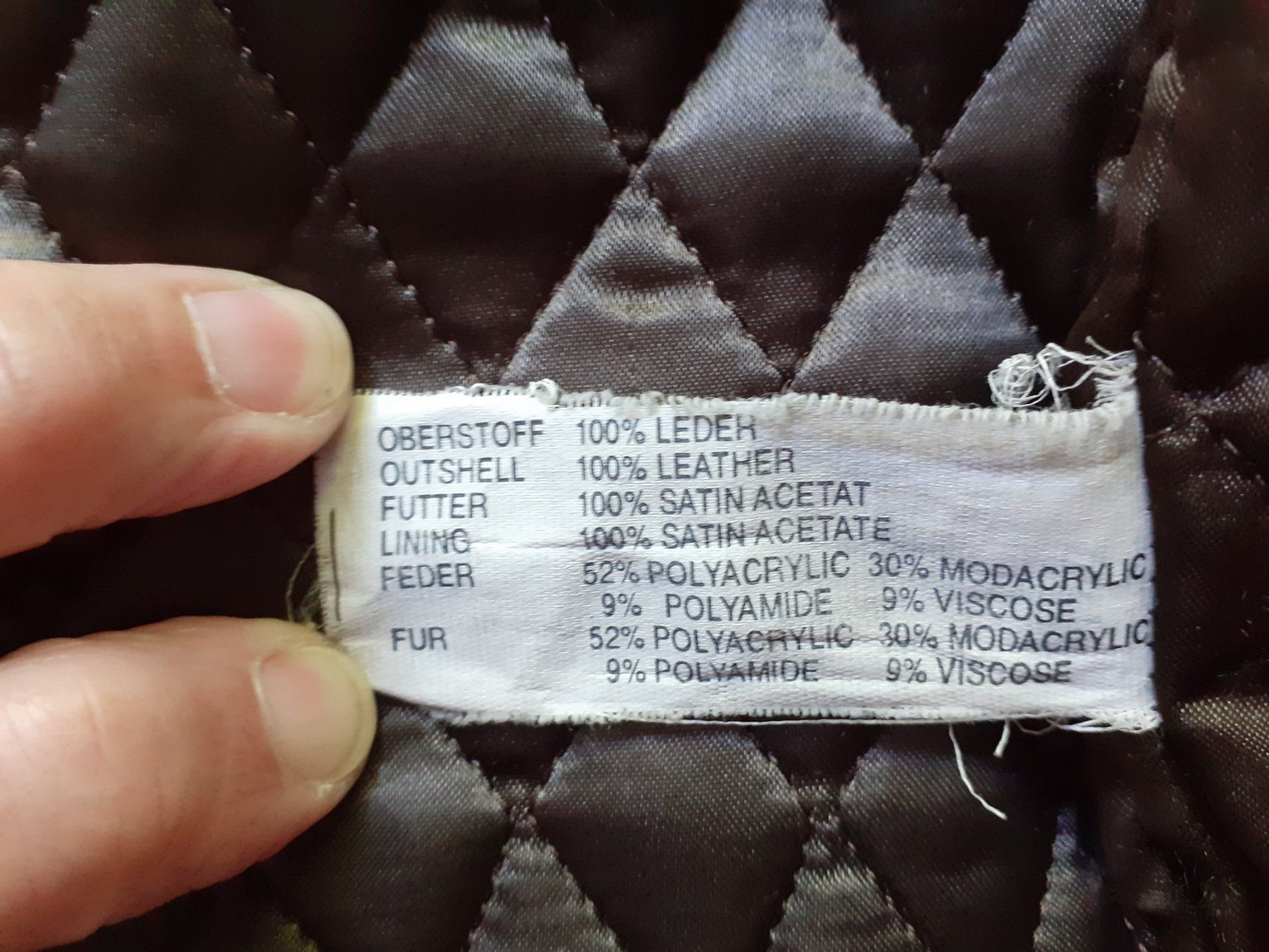 Esprit Jacken: Sportliche Lederjacke Marke Esprit – Gebraucht aus Basel von Christallina 3