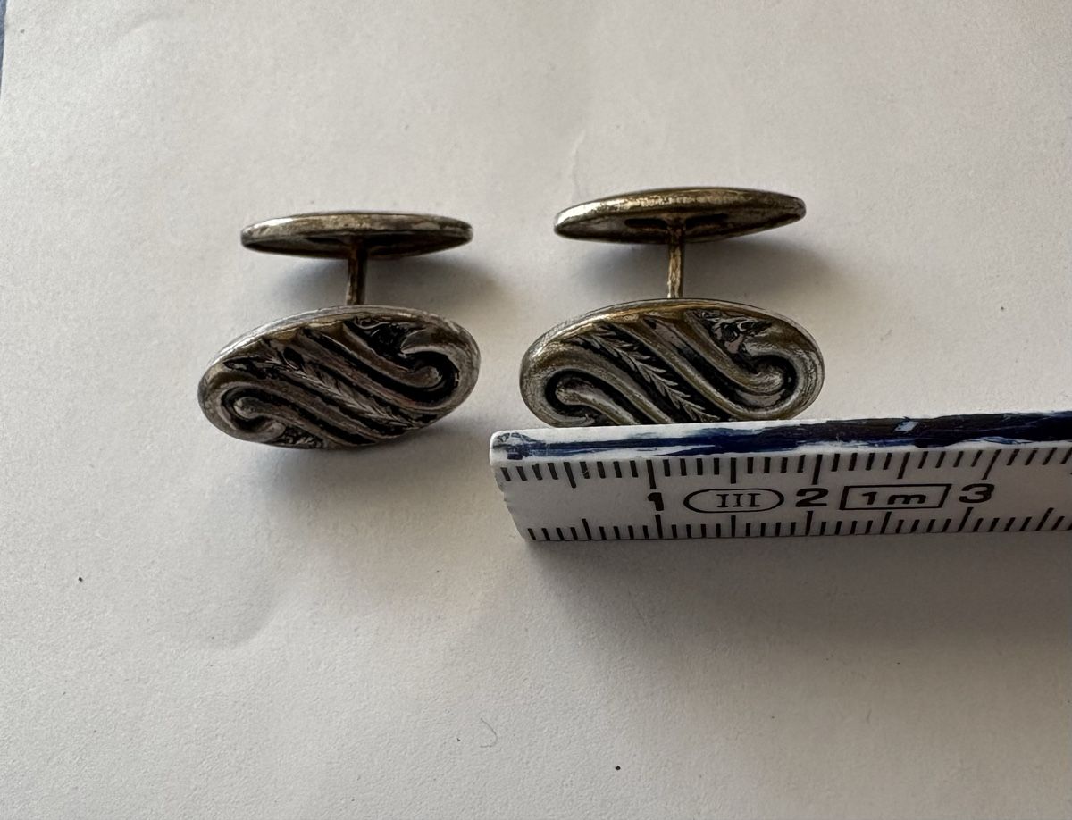 Gemelli: Boutons de manchette vintage argentés - Chic ! – Usato da Crans  Montana venduto da proff 5
