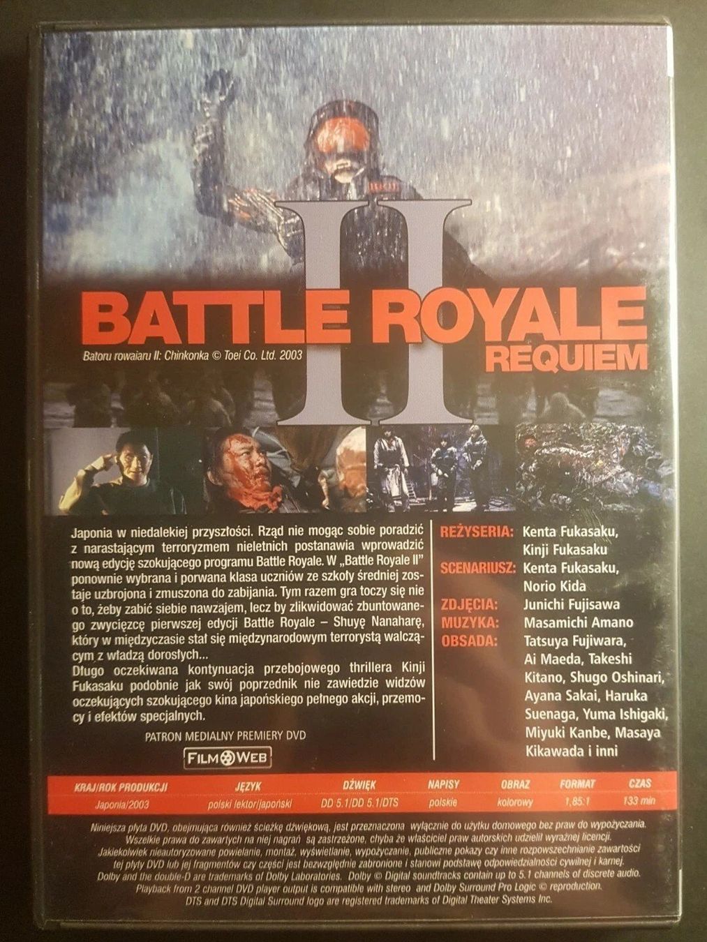 Tutti i DVDs: Battle Royale II Requiem (DVD) – Usato da Männedorf venduto da Pacer19 1