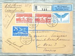 TR90 Enveloppe + Timbre Suisse 1935