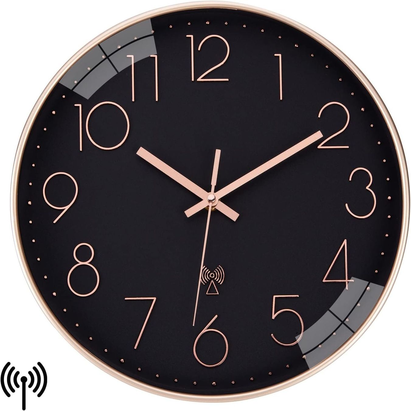 Orologi da terra & Orologi da parete: Funkuhr 30cm Lautlos Modern – Nuovo e nell'imballaggio originale da Nuglar venduto da SmartLiving24