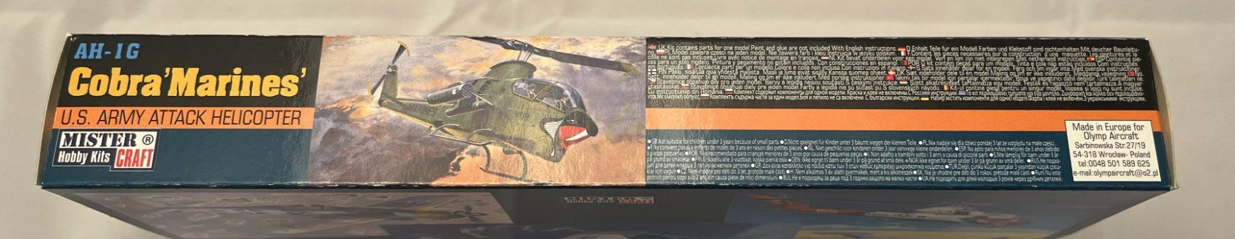 Kit di modellismo & Modellini statici: AH-1G Cobra "Marines" – Nuovo e nell'imballaggio originale da Muttenz venduto da flyte 1