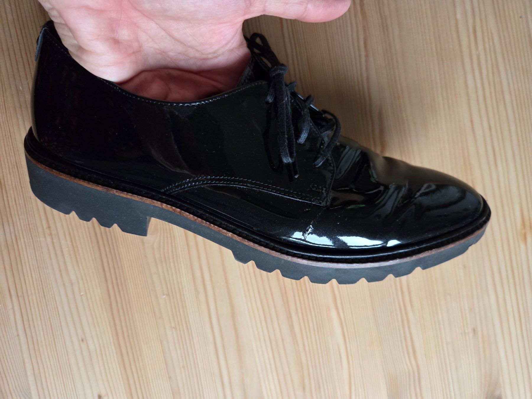 Ecco Damenschuhe: Ecco Lackschuhe, schwarz, Grösse 39, neuwertig – Gebraucht aus Liestal von ITOlio 3