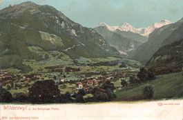 Wilderswyl BE Tal Alpen Landschaft Dorf