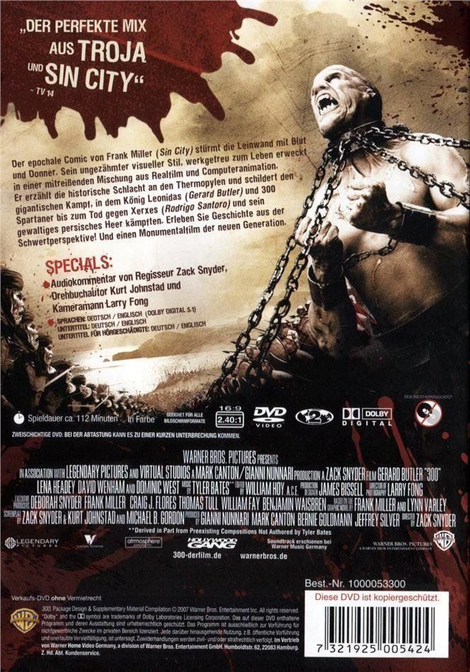 Tutti i DVDs: 300 – Nuovo (secondo la descrizione) da Oberburg venduto da Blood-Black-Devil 1