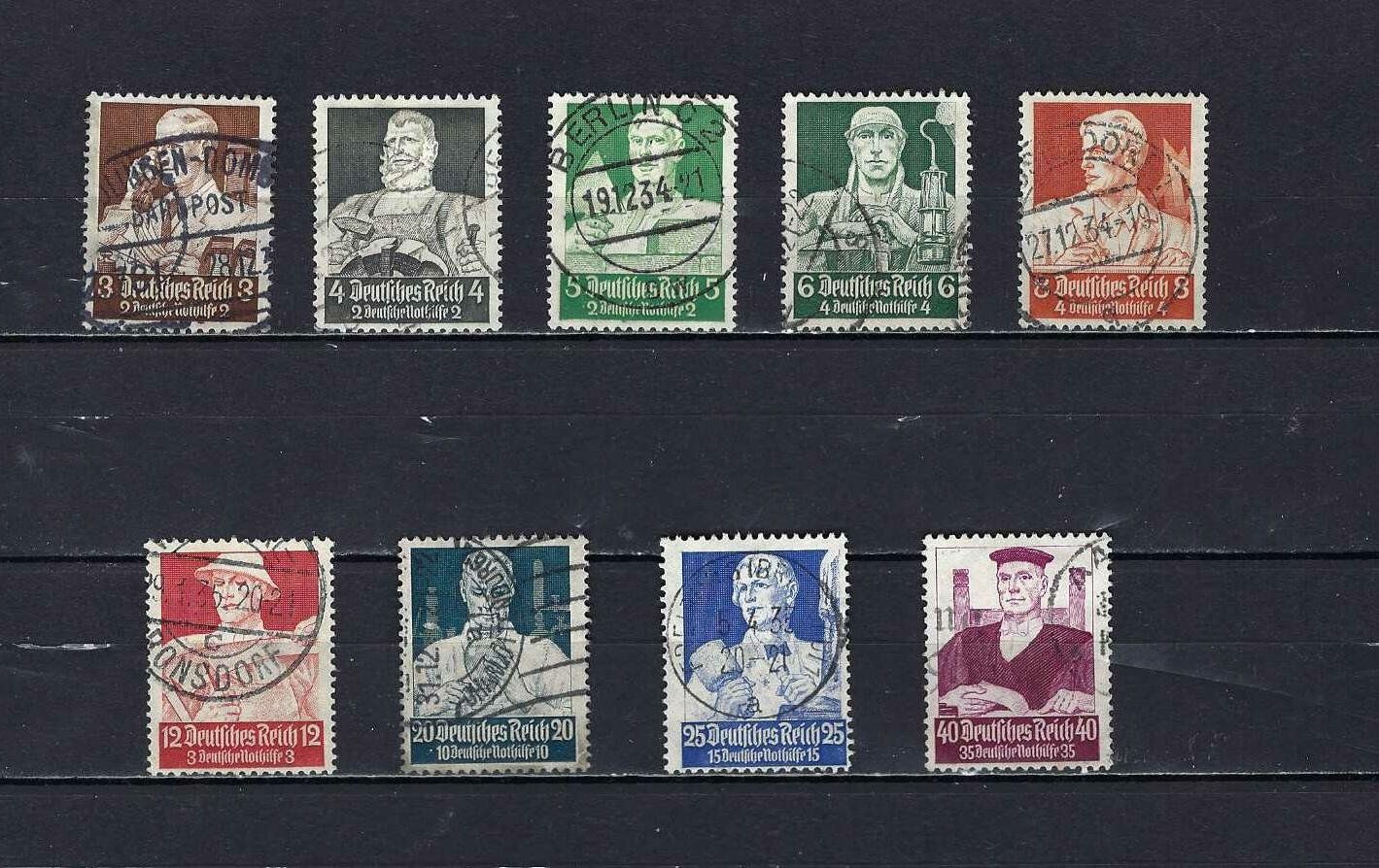 Tutti i francobolli: DR 1934 Nothilfe Berufsstände gest. – Usato da Altstätten SG venduto da euro010