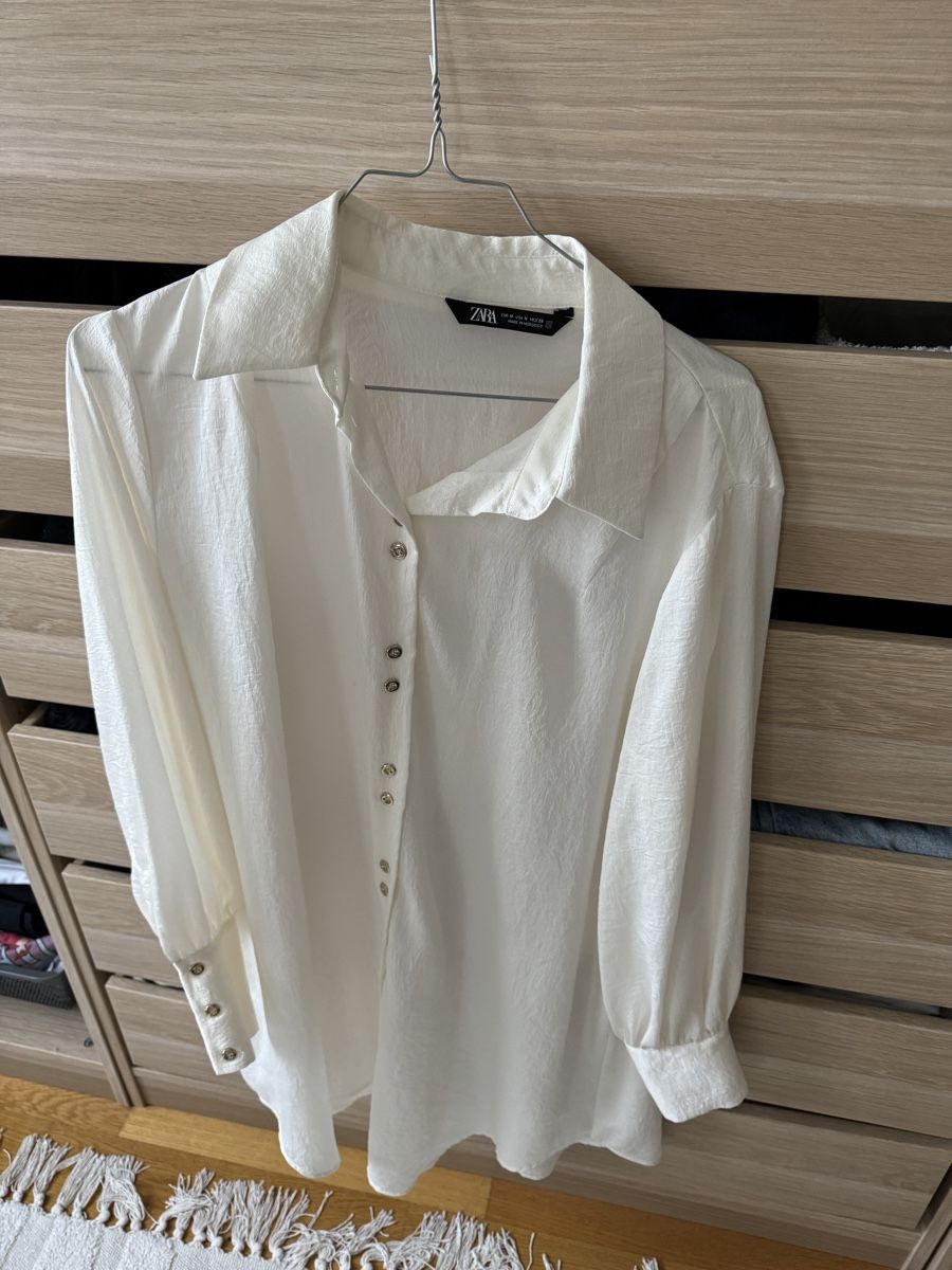 Zara Camicette: Zara beige blouse/shirt M – Usato da Zürich venduto da Lovelyperfumes