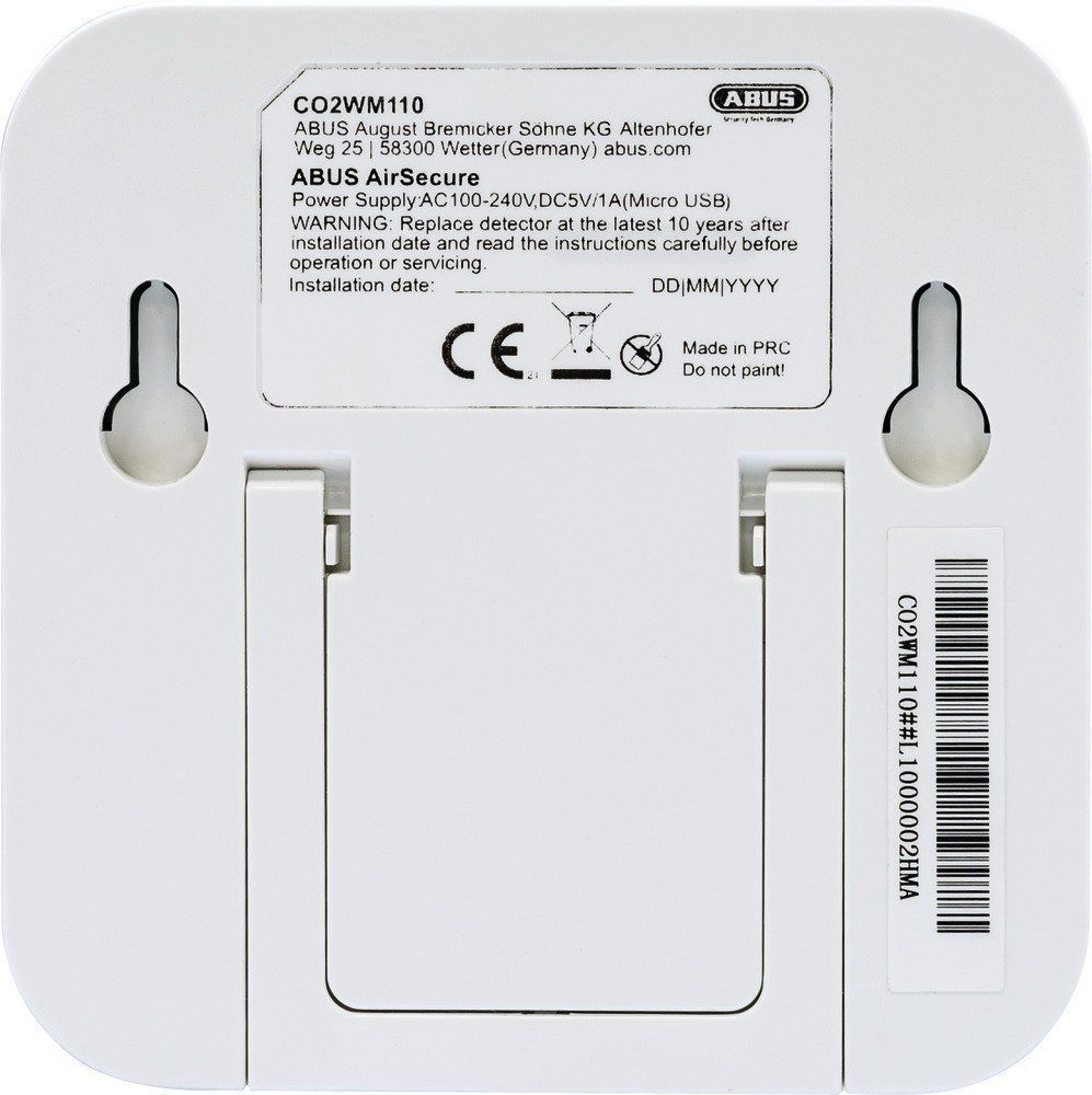 Systèmes d'alarme: ABUS CO2-Warnmelder CO2WM110 AirSecure – Neuf avec emballage d'origine à Düdingen par Tresortech 5