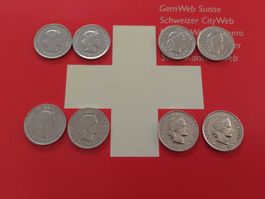 5 Rappen 1960er-Jahre komplett
