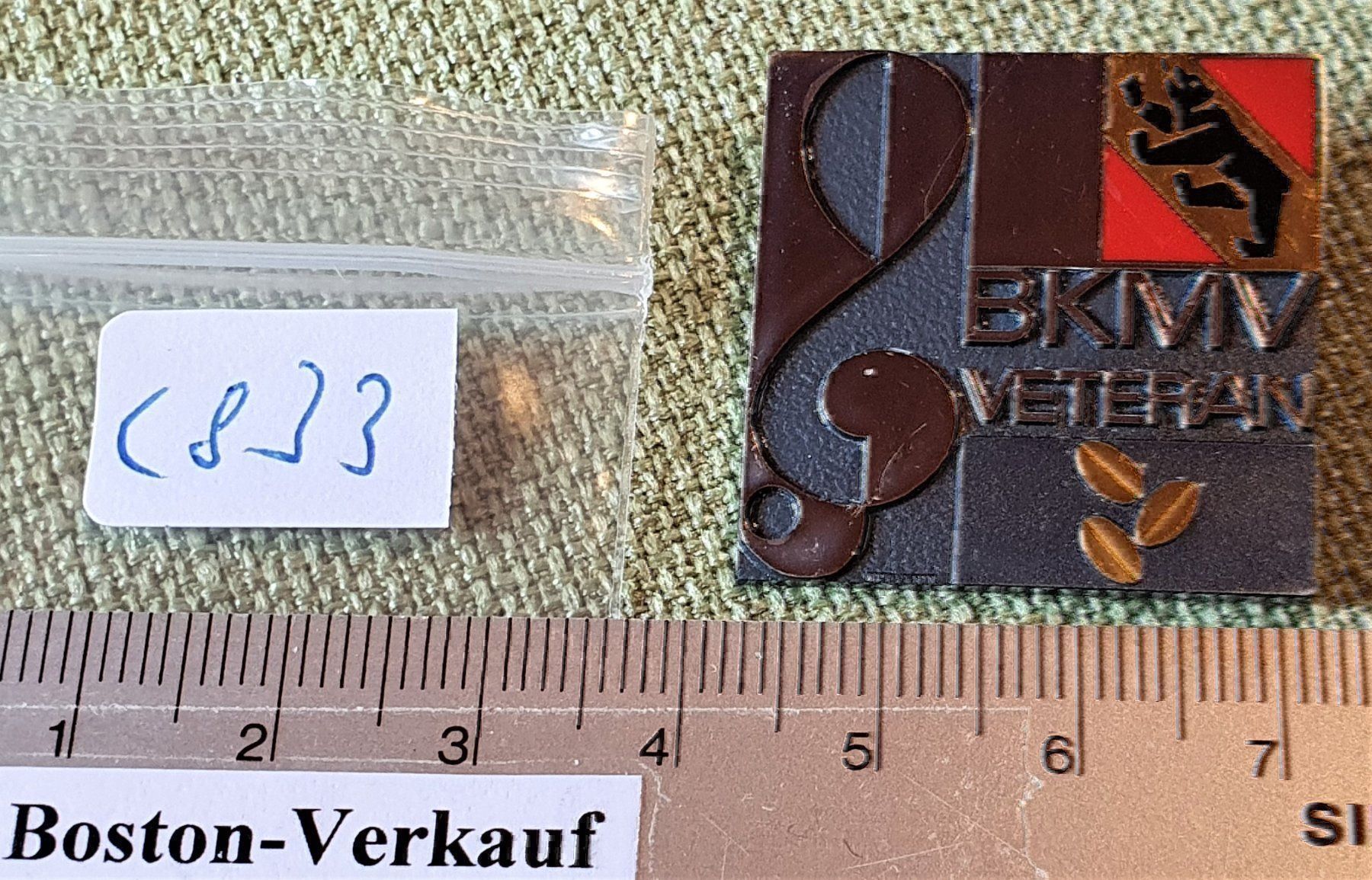 Alle Briefmarken: C833 - Musik BKMV Veteran Bern Schweiz – Gebraucht aus Reinach BL von Boston-Verkauf 3