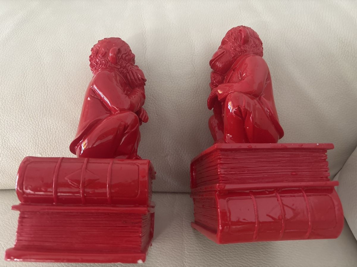 Altro in Decorazioni & Accessori: Buchsttzen Affe rot Paar gute Zustand – Usato da Kriens venduto da mir_v8ww 7