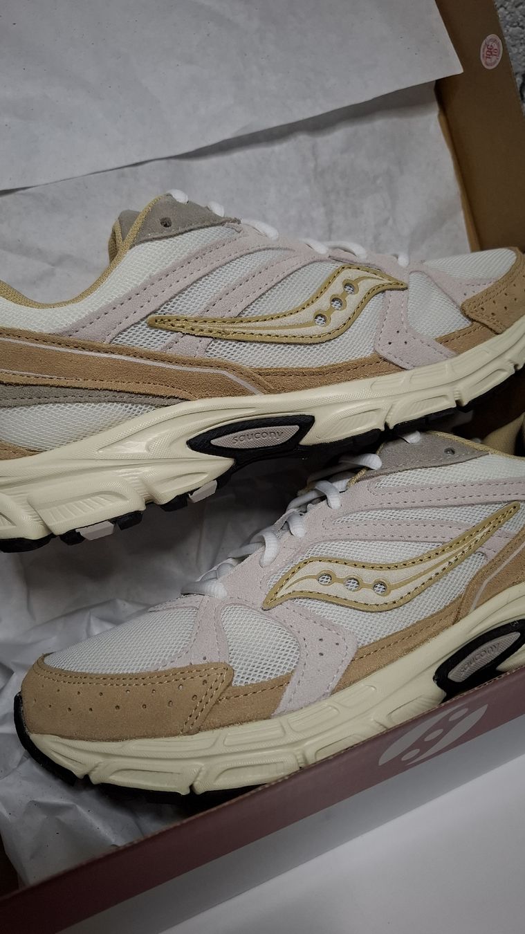 Saucony Scarpe da uomo: Saucony RideMillenium, couleur crème et beige, taille 44 – Nuovo e nell'imballaggio originale da Le Landeron venduto da rue_k9kg 3
