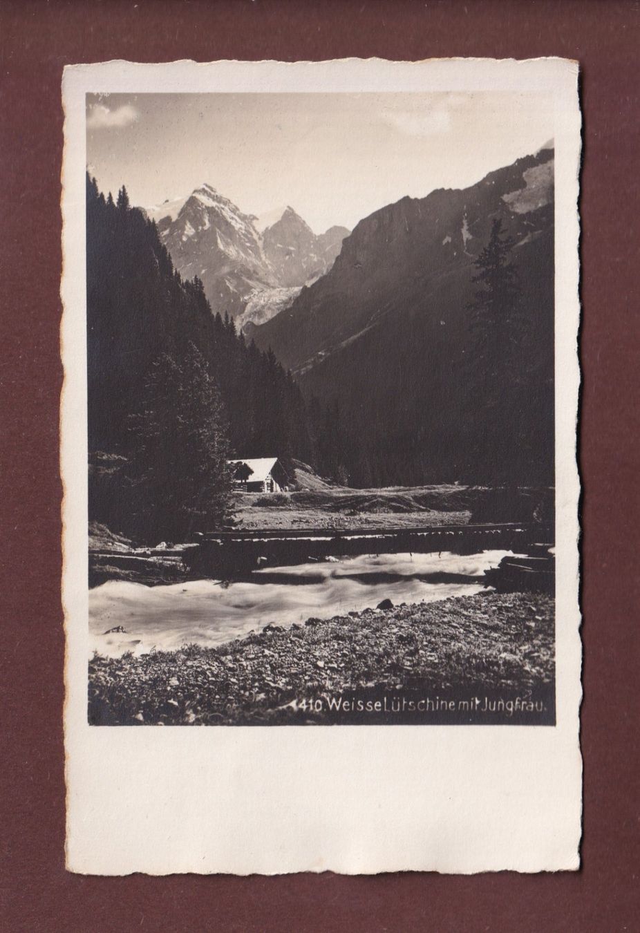Cartes postales: Weisse LÜTSCHINE - Jungfrau – D'occasion à Pully par nicecards-shop