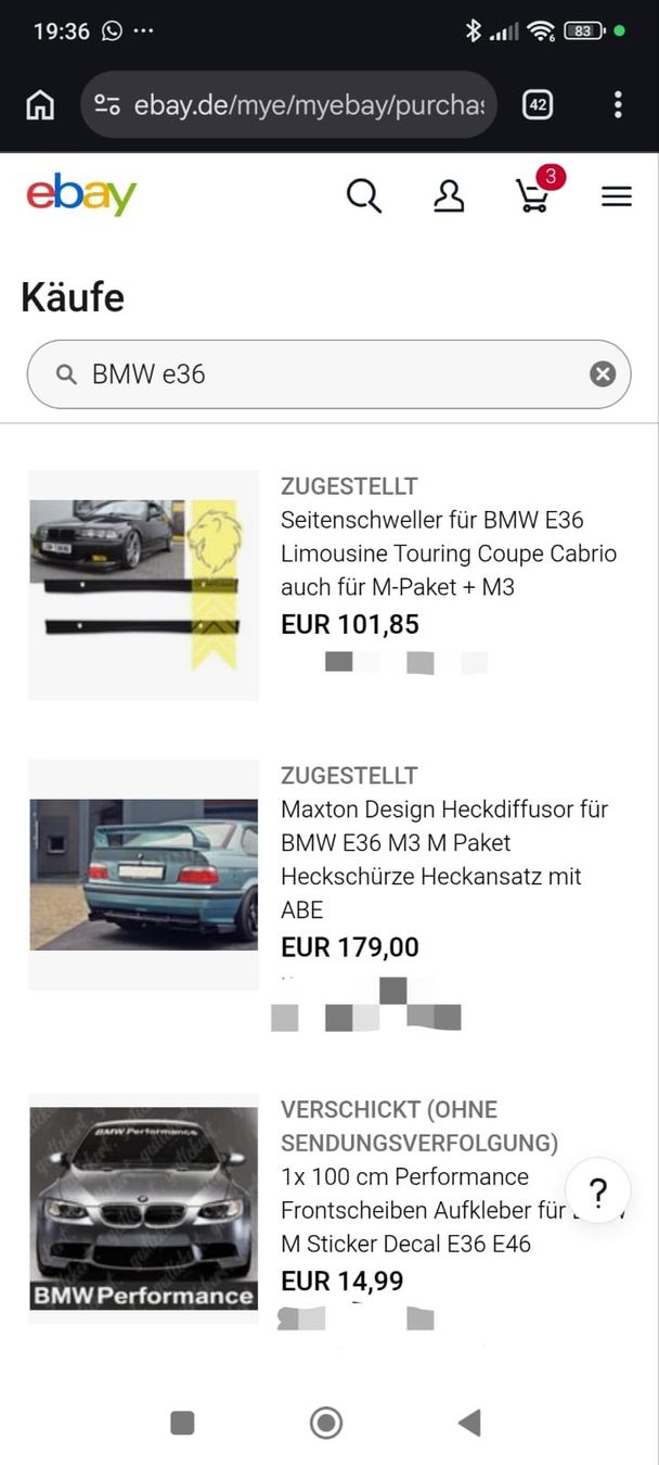 BMW Automobili: BMW 323i ab MFK – Usato da Büsserach venduto da Vintage-vins 7