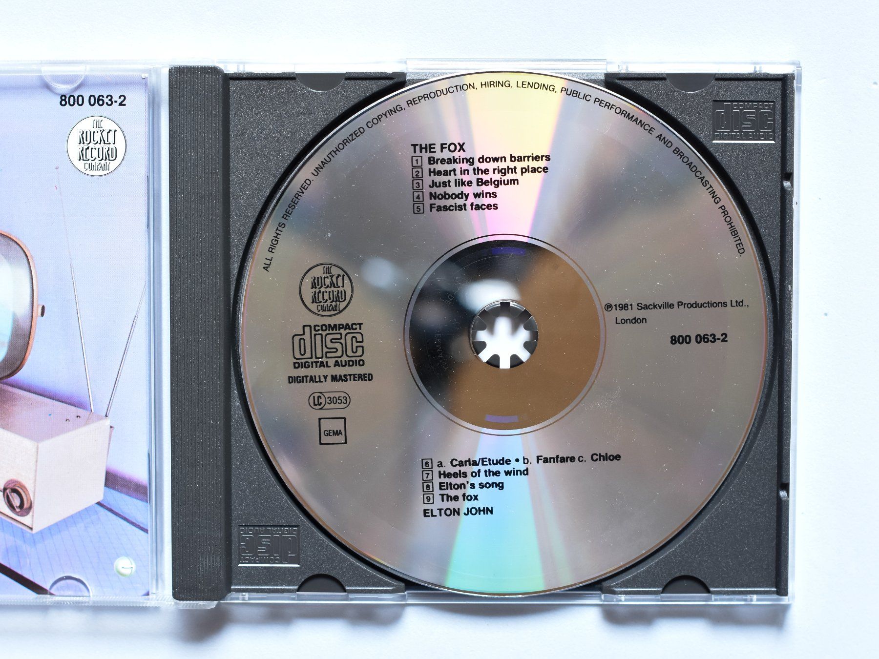 CDs: Elton John - The Fox – Gebraucht aus Belmont-sur-Yverdon von ag97 1
