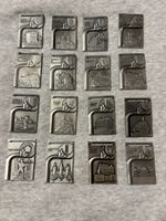 Grosse Sammlung von 16 Schweizer Medaillen Plaketten Hugueni