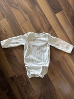 Baby Bodysuit Long Sleeve White Animal Print Size 56