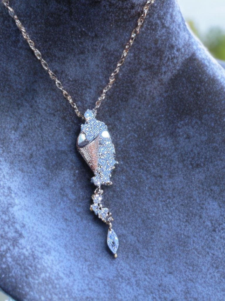Ketten: Collier cascade diamants – Neu und originalverpackt aus St-Maurice von Sandrinette123 3
