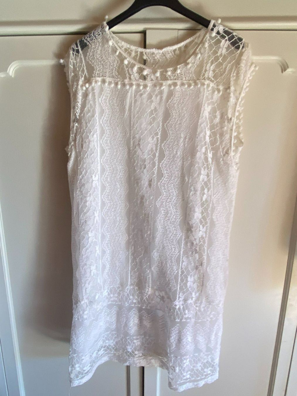 Vestiti: DAMEN SPITZENKLEID VINTAGE WEISS – Usato da Meienried venduto da ManuelaBoutique 3