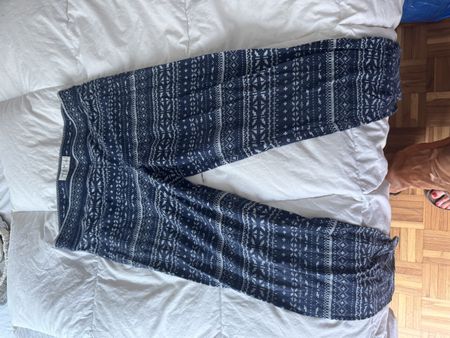 Pantalon Abercrombie & Fitch - Taille L - Motifs hiver