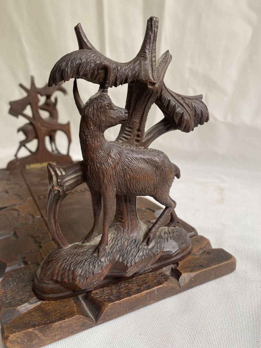 Altro in Decorazioni & Accessori: Antique Brienzer 1890s sliding book holder – Usato da Prangins venduto da melodeonman 4