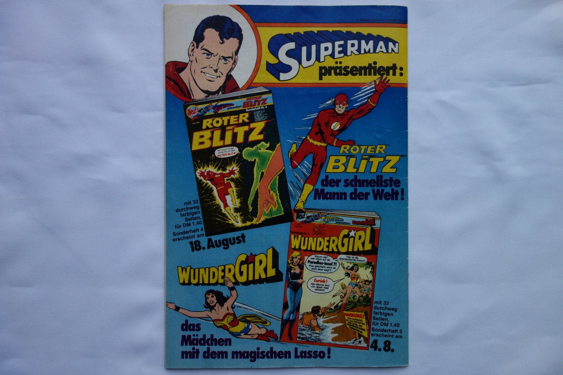 Fumetti: Roter Blitz Sonderheft Nr. 3 - Gratis Versand ! – Usato da Luzern venduto da ron_35 9