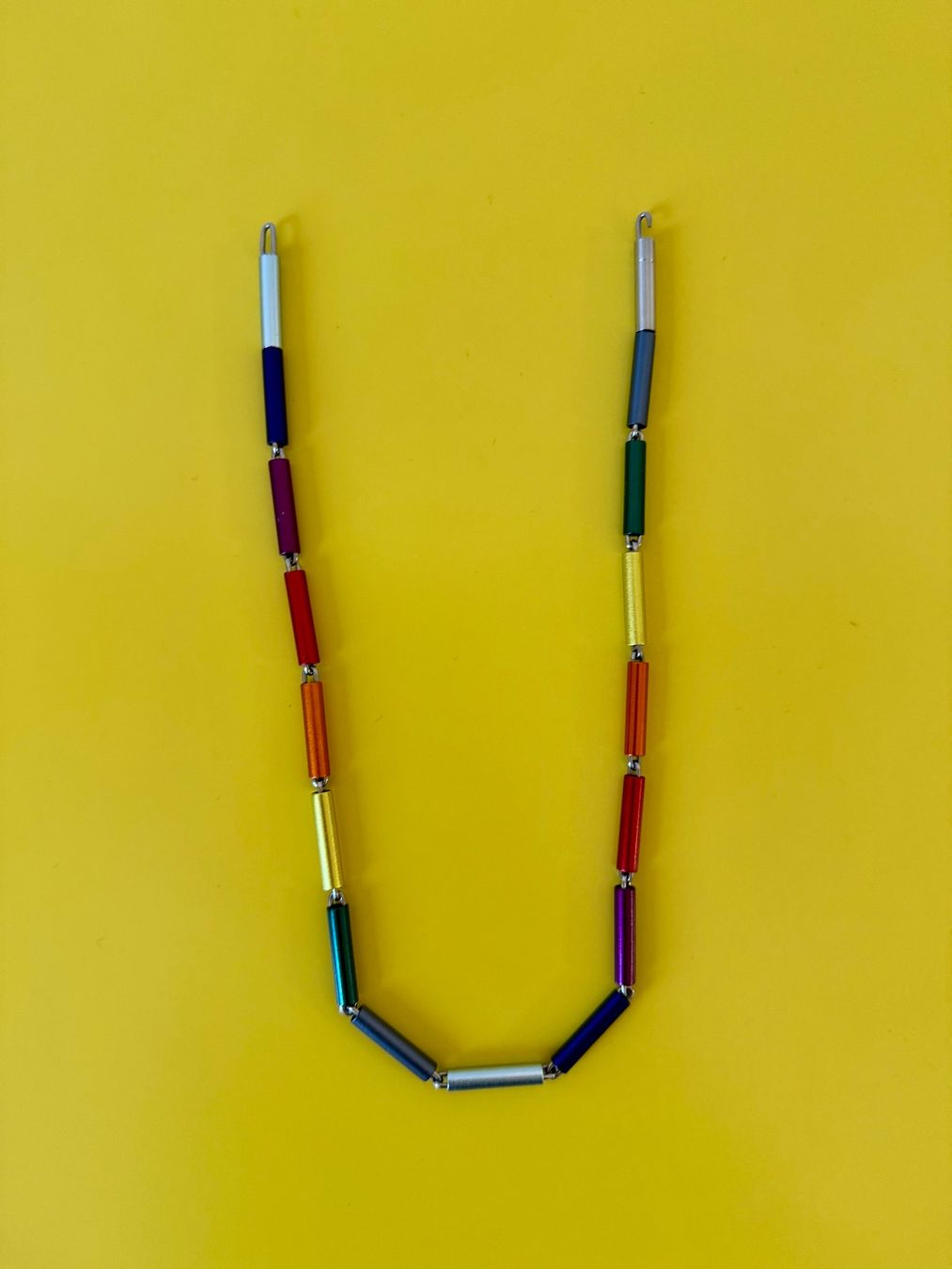 Catenine: Apero Kette bunt "Röhrli" (Schweizer Design) – Usato da Schaffhausen venduto da ModestyB