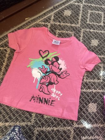 Mädchen T-Shirt Disney Minnie Mouse Grösse 98 rosa