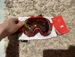 Atomic Count 360° Skibrille, rot/blau