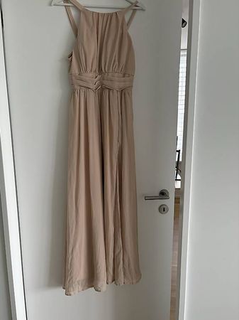 Elegantes Kleid in Beige - Grösse M
