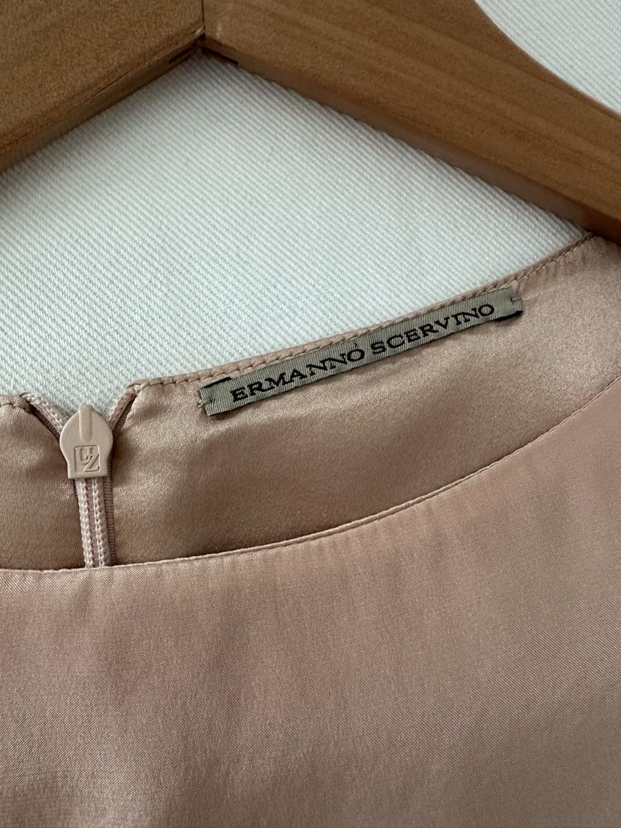 Ermanno Scervino Vestiti: Ermanno Scervino Kleid Beige Seide Grösse 40 – Usato da Zollikon venduto da _M65_ 5