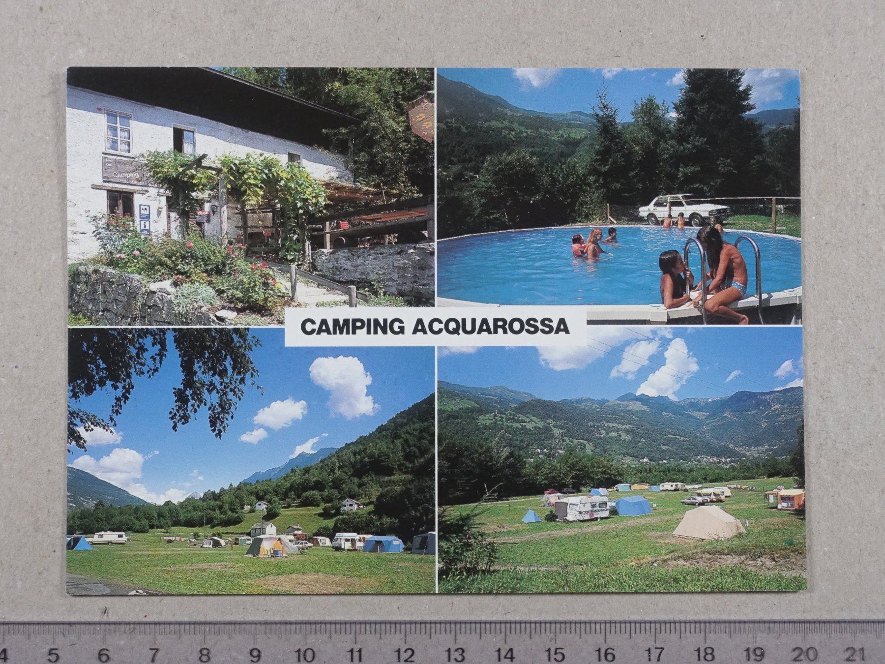 Ansichtskarten: Camping Acquarossa – Gebraucht aus Lenzburg von fh1