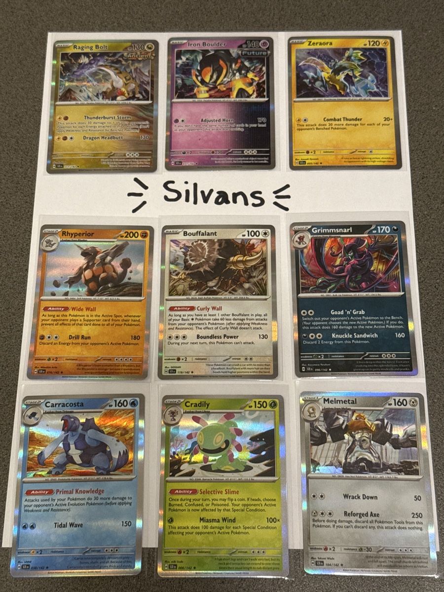 Pokémon Carte collezionabili: 9 Holo Pokemon Karten Stellar Crown Englisch Set – Nuovo (secondo la descrizione) da Wil SG venduto da Silvans
