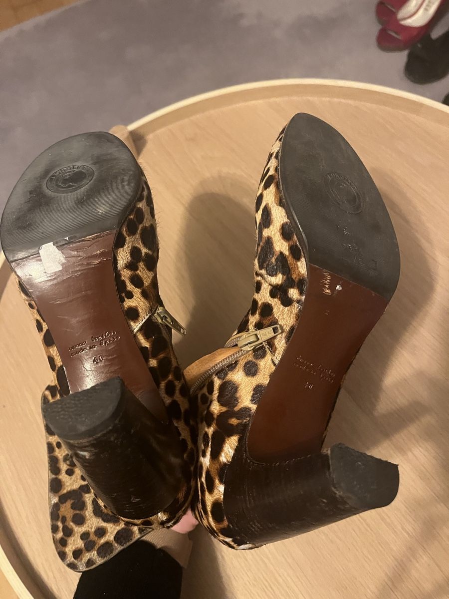 Chie Mihara Scarpe da donna: Leopardenmuster Stiefeletten von Gr. 40 - Chie Mihara – Usato da Zürich venduto da takanawa01 1