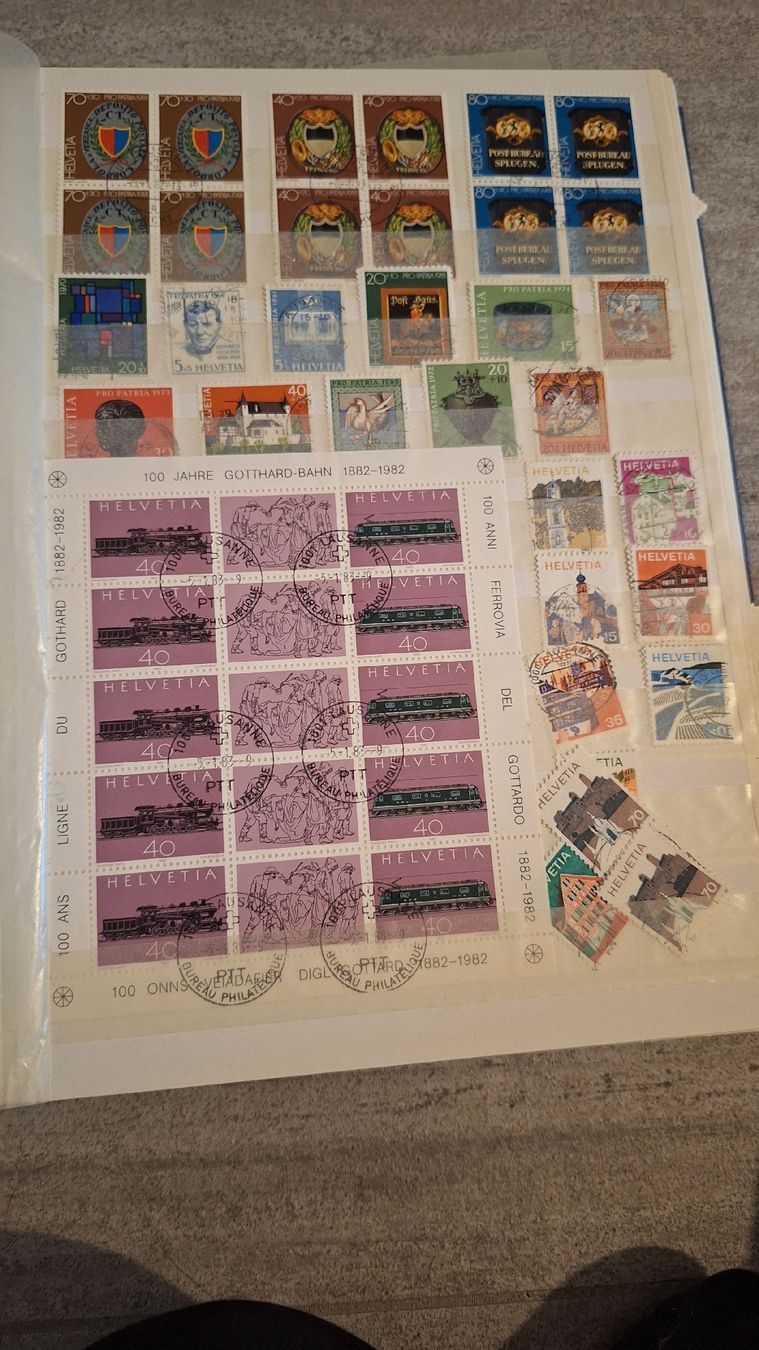 Tutti i francobolli: Collection timbres suisses – Usato da Montricher venduto da bil_fyq7 8