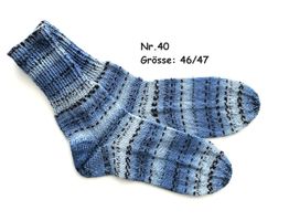 Socken handgestrickt  Gr.46/47   Nr. 40