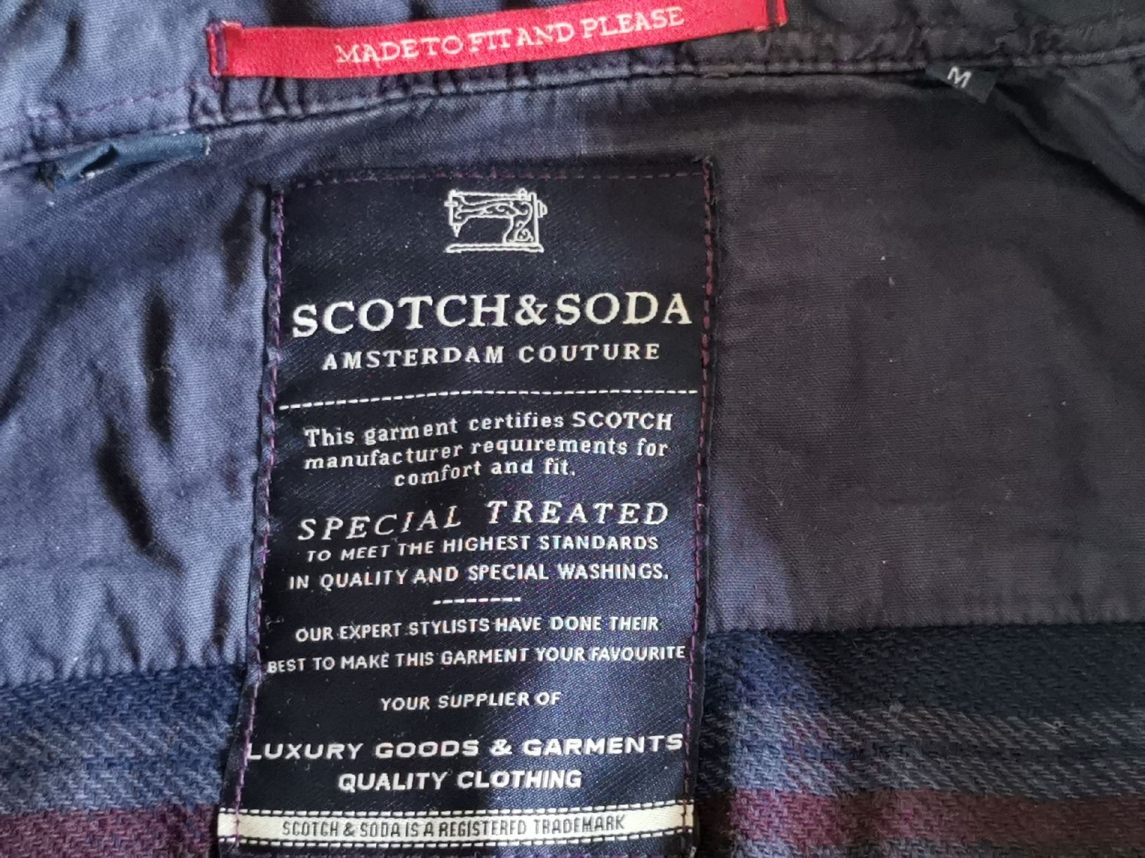 Maison Scotch Camicie: Scotch & Soda Herren Hemd Gr M – Usato da Schlieren venduto da vlalif 3