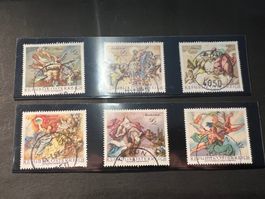 Österreich1968 Baroke Fresken gest. Serie Luxus  (E1205)