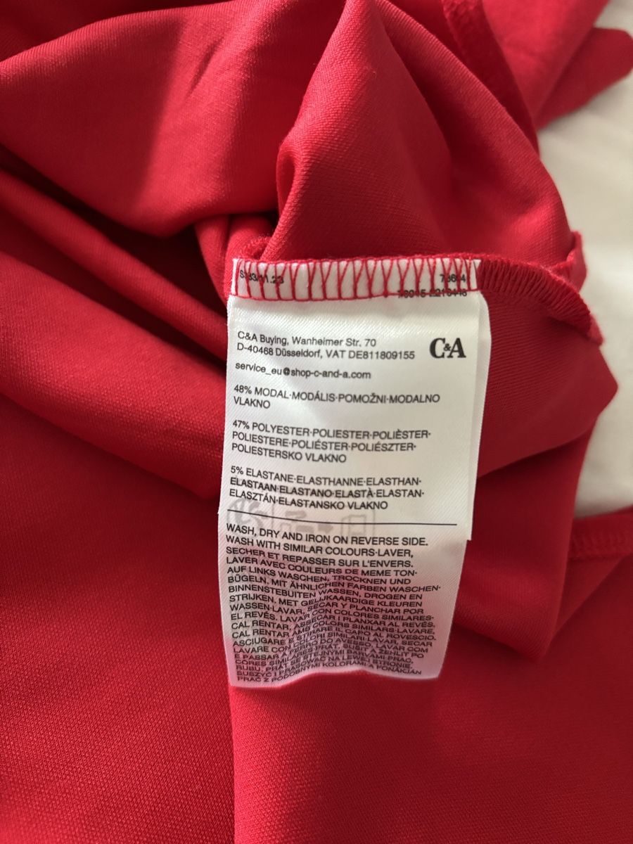 C&A T-shirt: Rotes C&A Shirt, XXL, oversized – Nuovo e nell'imballaggio originale da Wald AR venduto da bertli00 3