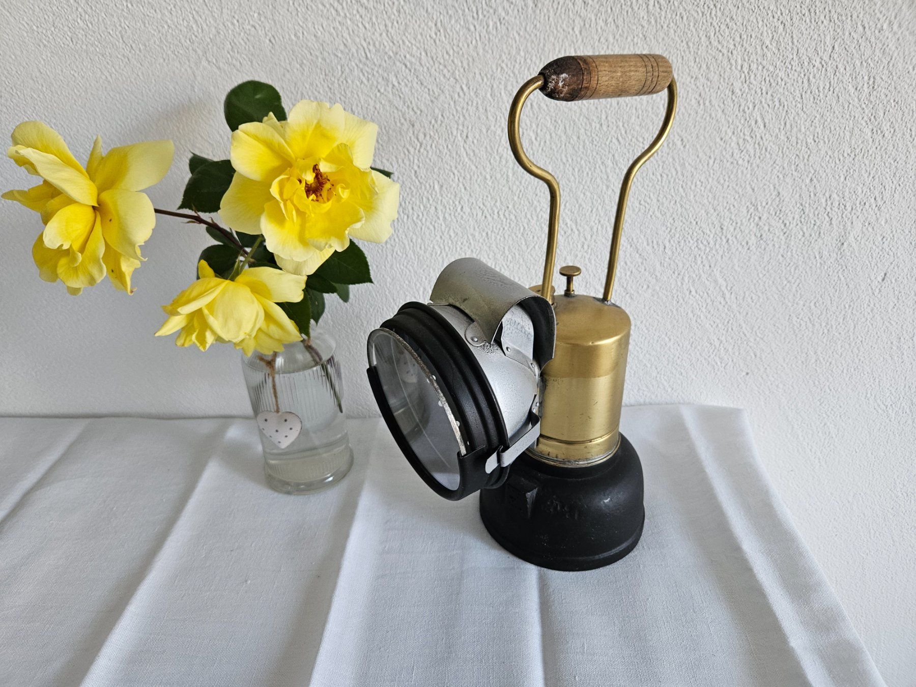 Lampes: Originale antike Grubenlampe / Karbidlampe – D'occasion à Untervaz par FullFlap777