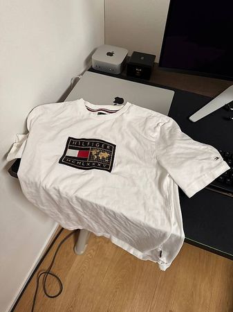 Tommy Hilfiger Premium Polo Shirt Weiss  Größe L