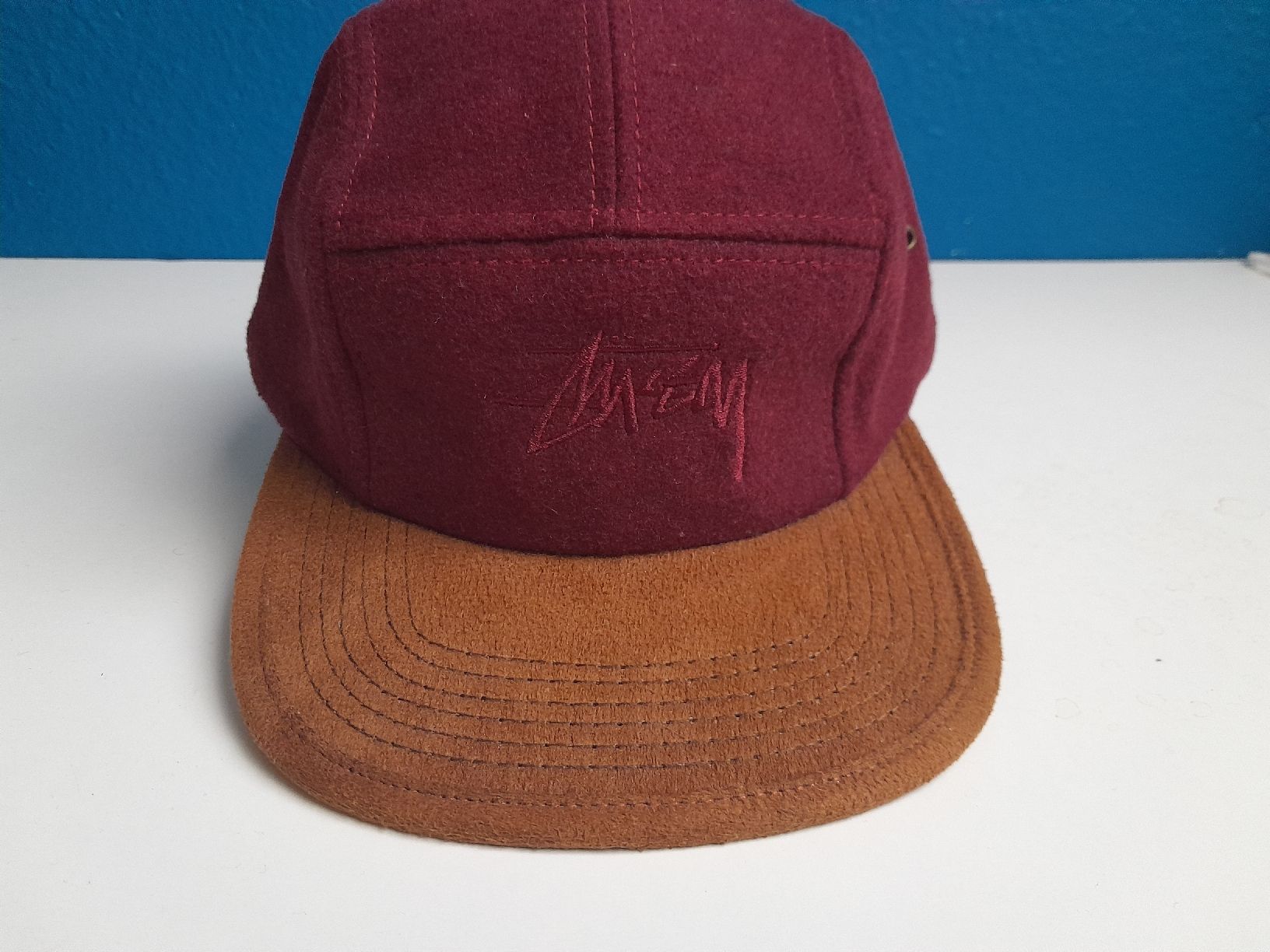 Copricapi, berretti & cappellini: casquette plate bordeaux – Usato da Genève venduto da ang_fd8z 1