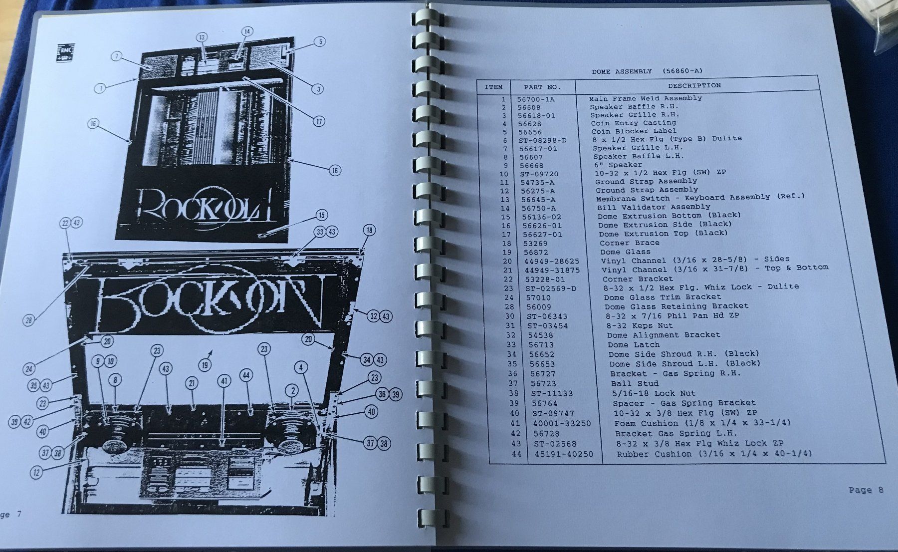 Rock-Ola Musiktruhen: Service Manual Jukebox Rock-ola 5000X – Neu (gemäss Beschreibung) aus Adligenswil von Decor-Tech 2