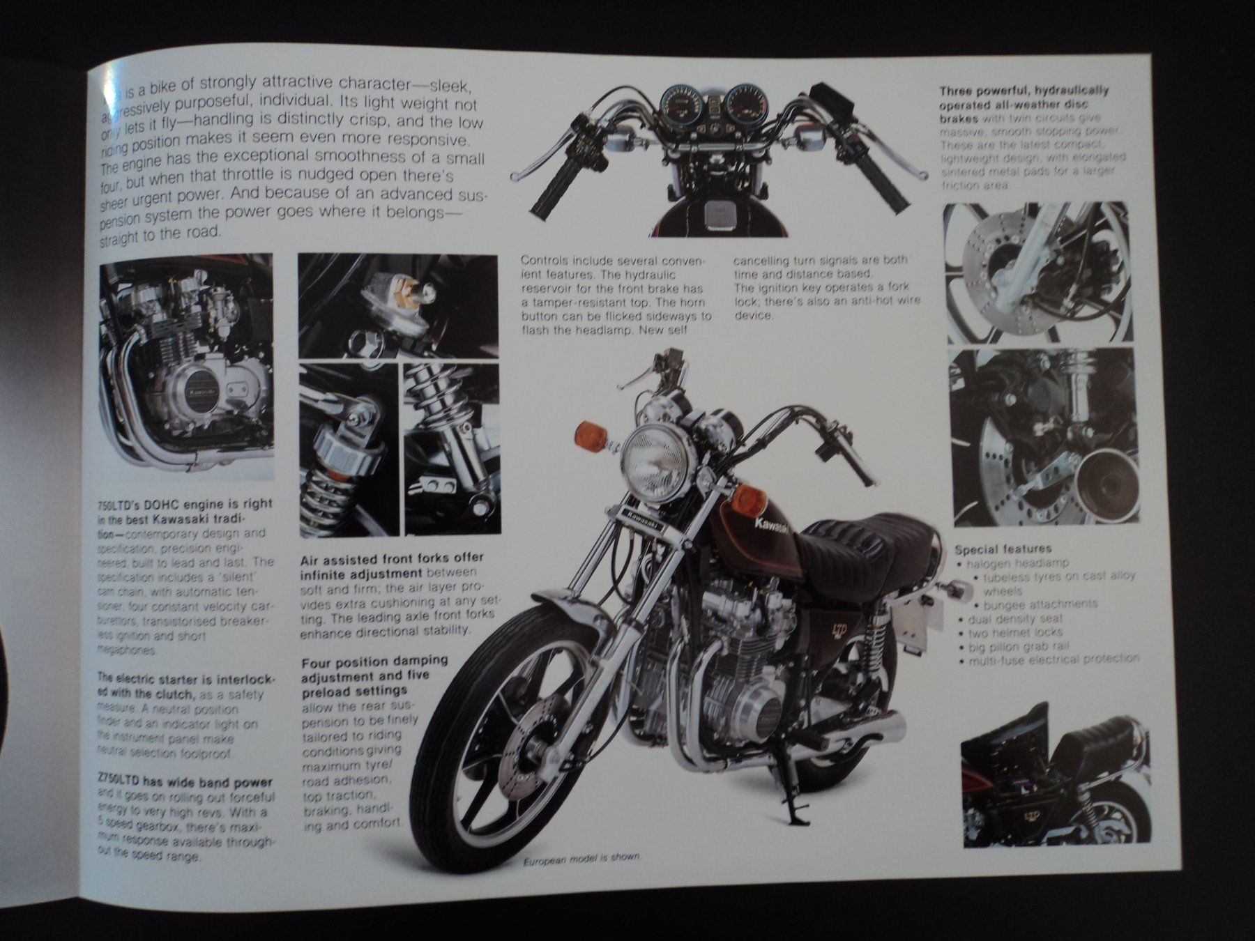 Kawasaki Documenti: Prospekt Kawasaki Z750LTD 1981 – Usato da Schwarzenburg venduto da modelCARama 2